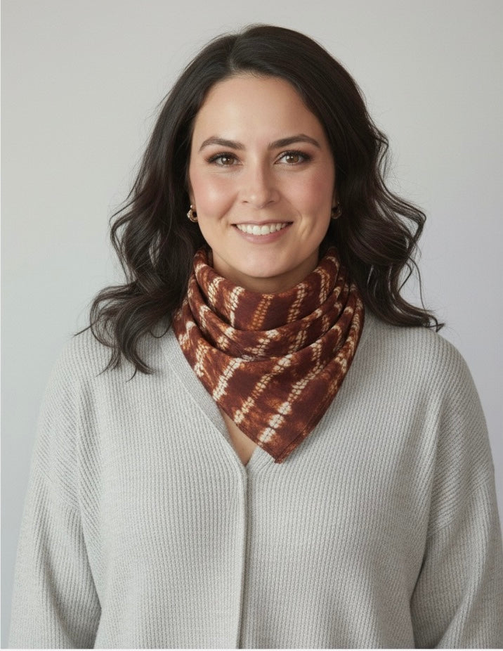 Asiya Burnt Orange Bandana